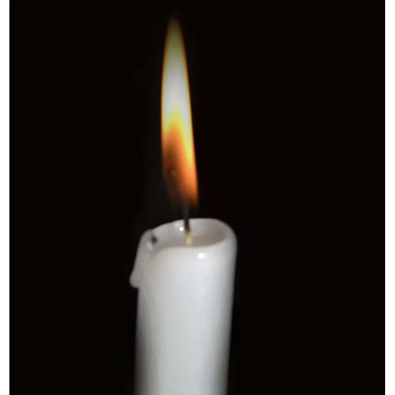 Свічка господарська біла 19 х 200 мм