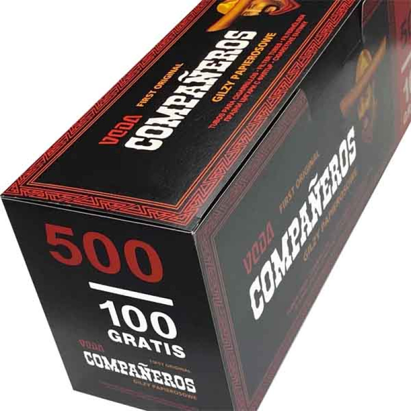 Цигаркові гільзи Companeros 500 шт