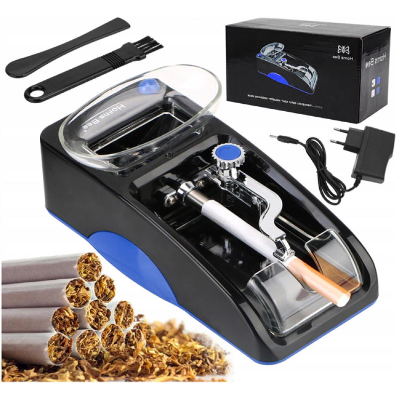 Набор для набивки сигарет: табак гильзы электро машинка и портсигар