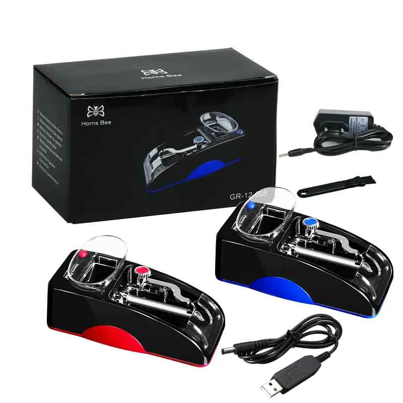 Набор для набивки сигарет: табак гильзы электро машинка и портсигар