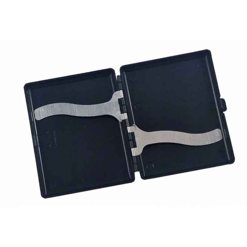 Портсигар Gentelo чёрный пластиковый на 20 сигарет